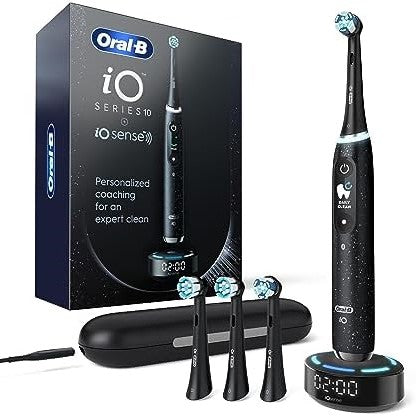 Brosse à dents électrique Oral B iO 10 Cosmic Black fabriquée en Allemagne