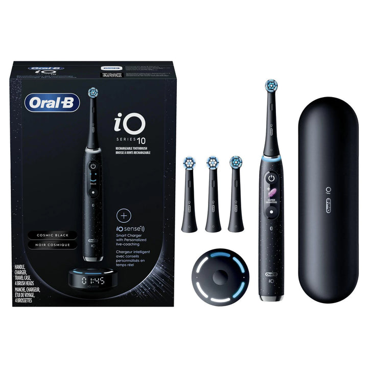 Brosse à dents électrique Oral B iO 10 Cosmic Black fabriquée en Allemagne