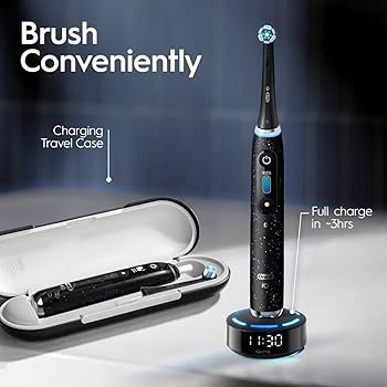 Brosse à dents électrique Oral B iO 10 Cosmic Black fabriquée en Allemagne