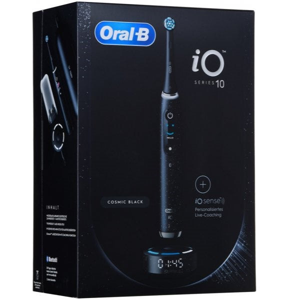 Brosse à dents électrique Oral B iO 10 Cosmic Black fabriquée en Allemagne